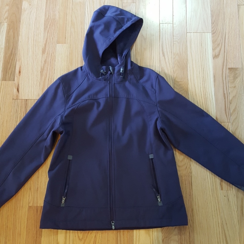 purple lightweight jacket